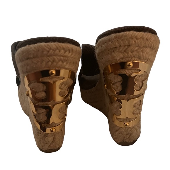 Tory Burch Kristen Espadrille Wedges size 6 1/2 - Picture 5 of 11